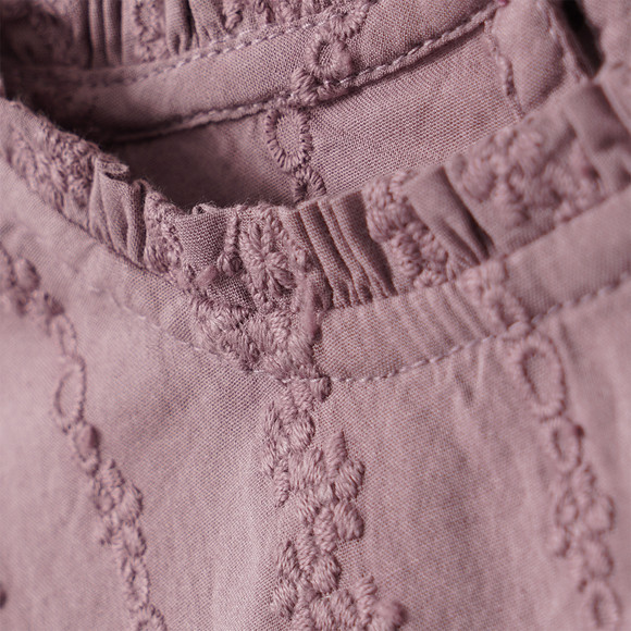 Bluse Bluse mit Stickerei