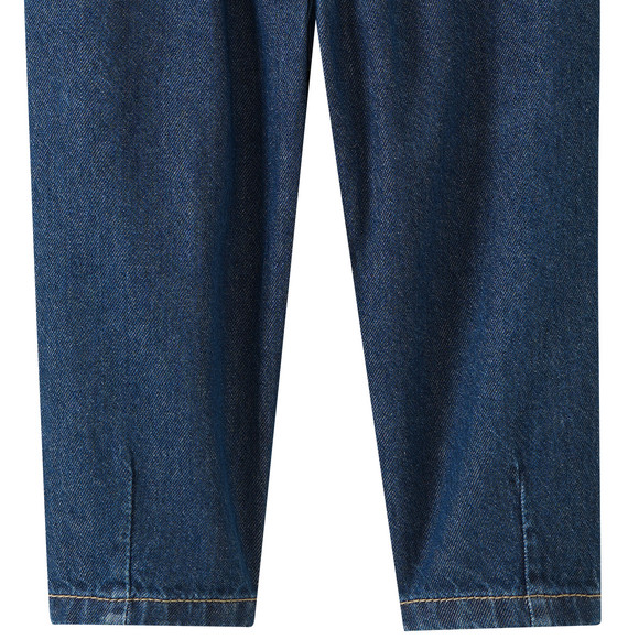 Baby Paperbag-Jeans mit Used-Waschung