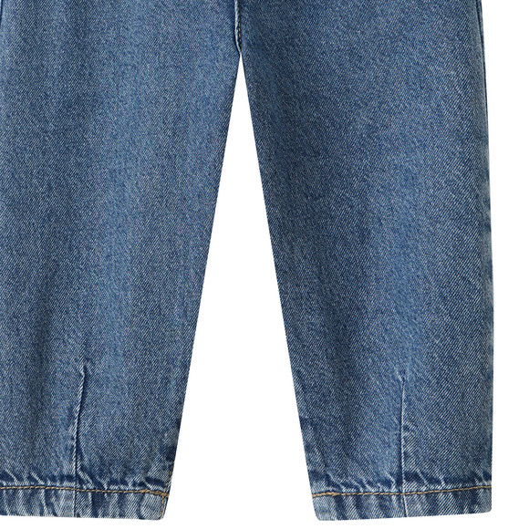 Baby Barrel-Jeans mit Used-Waschung