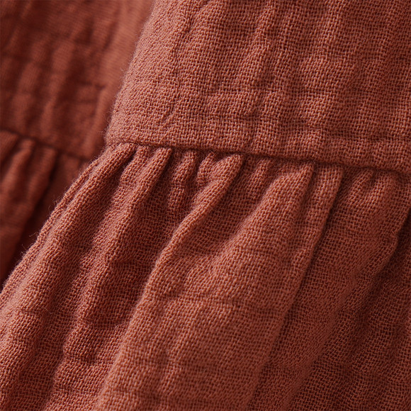 Mädchen Musselin-Kleid mit Volant