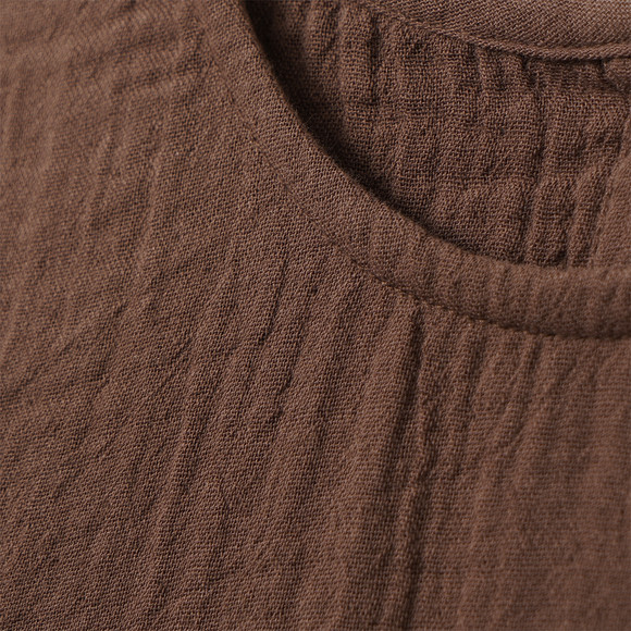 Mädchen Musselin-Kleid mit Volant