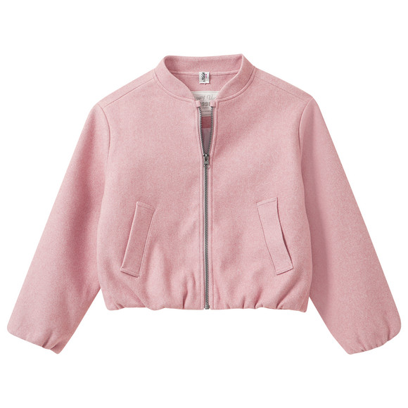 Mädchen Blouson in Woll-Optik