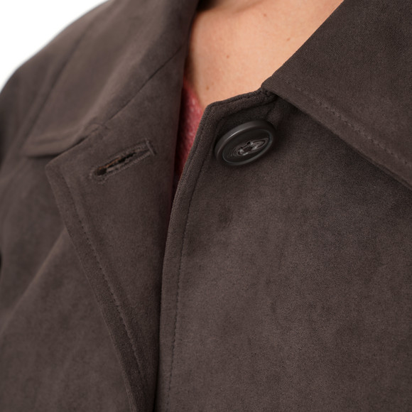 Damen Jacke in Veloursleder-Optik