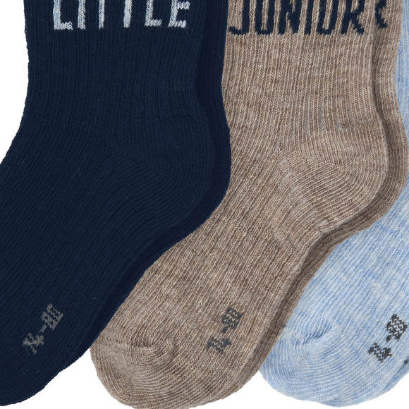 3 Paar Baby Socken mit Schriftzug