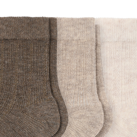 3 Paar Baby Socken mit Ajour-Muster