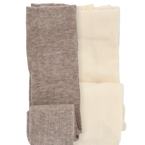 2 Baby Strumpfhosen mit Ajour-Muster