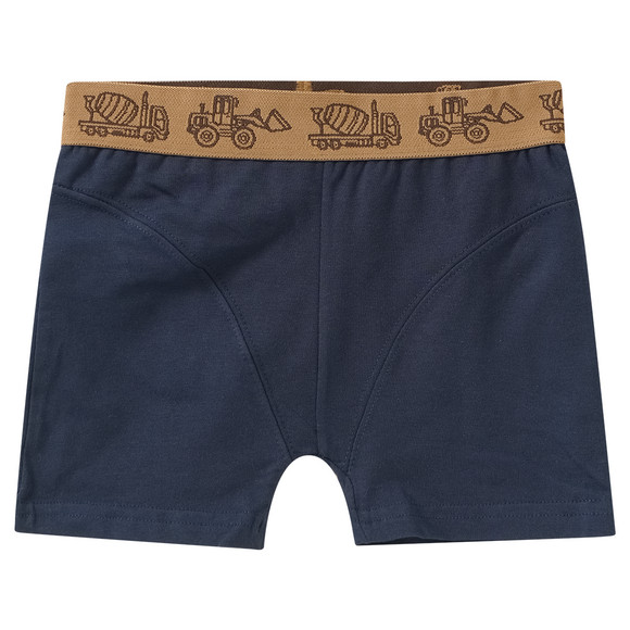 3 jongensboxers met bouwvoertuigen