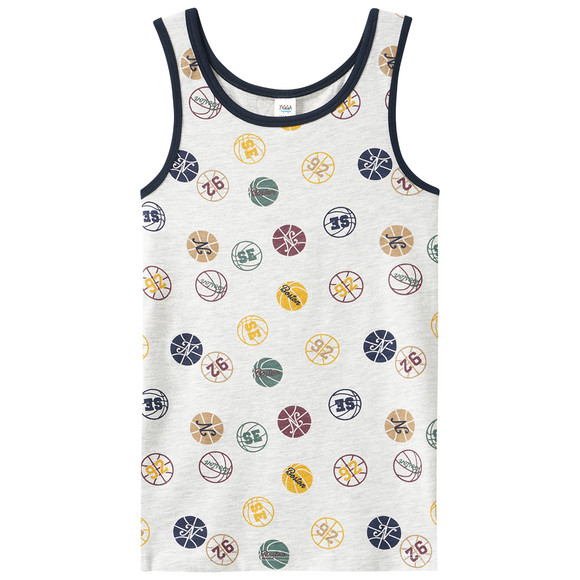 3 Jungen Unterhemden mit Sport-Motiven