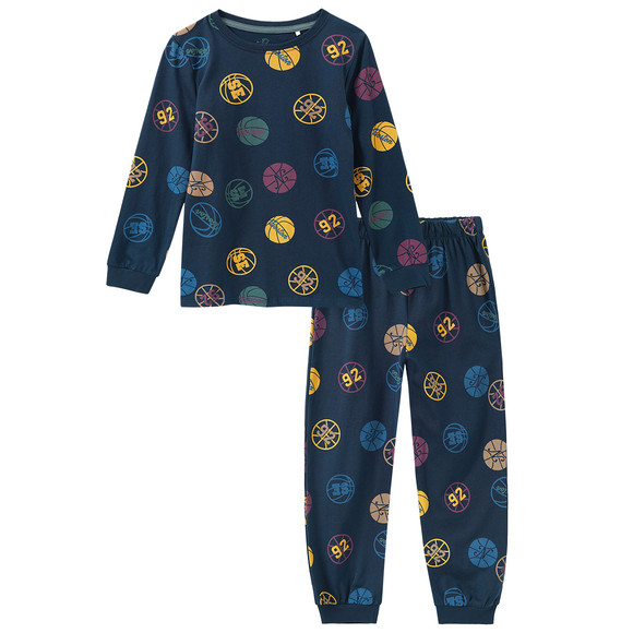 Pyjama voor jongens met balmotieven