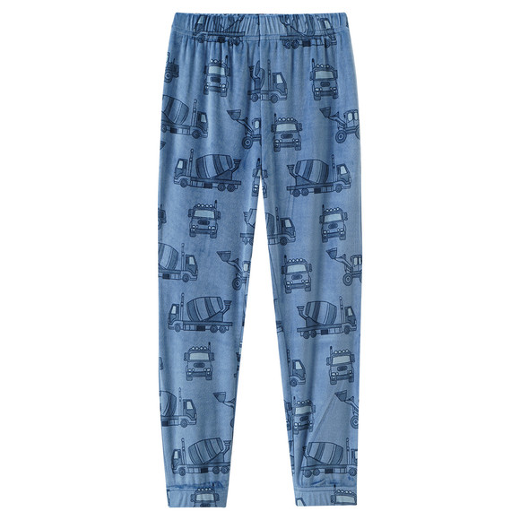 Jungen Schlafanzug mit Baufahrzeugen