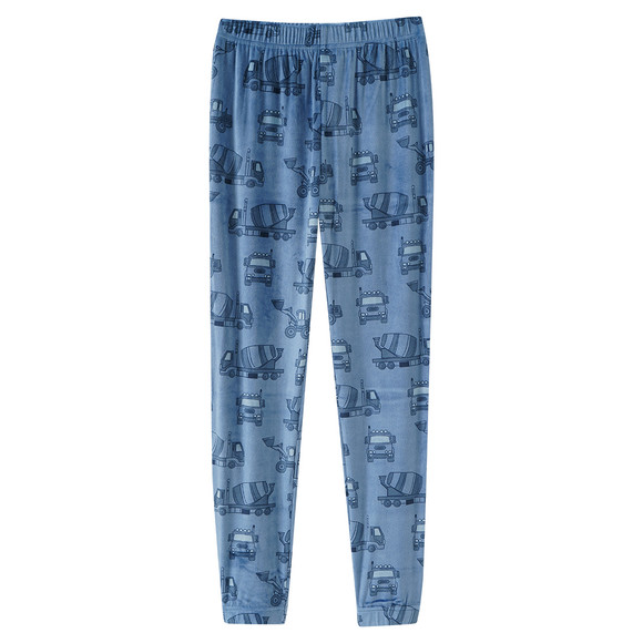 Jungen Schlafanzug mit Baufahrzeugen