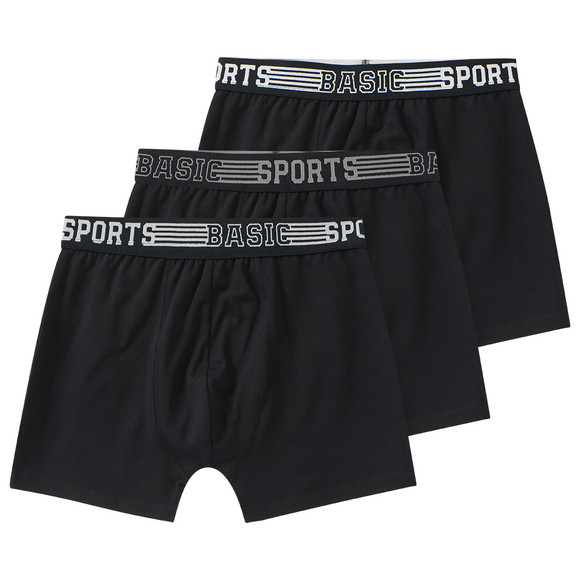 3 Jungen Boxer mit elastischem Webbund