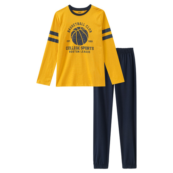 Jungen Schlafanzug mit Basketball-Motiv