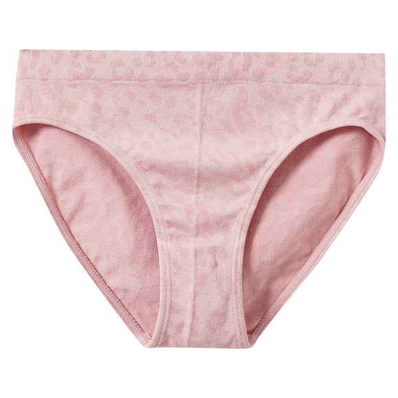 2 Mädchen Seamless-Slips mit Leo-Muster