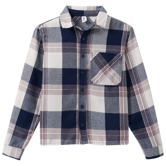 Jungen Hemd mit Karo-Muster