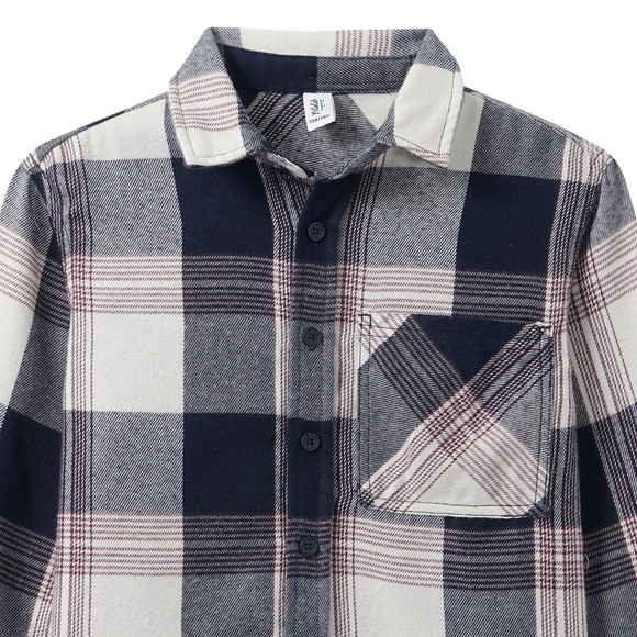 Jungen Hemd mit Karo-Muster