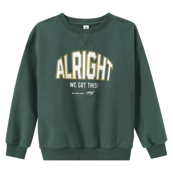 Jungen Sweatshirt mit Brust-Print