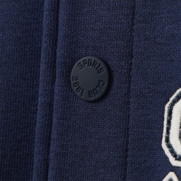 Jongenscollegejas van sweatshirtstof