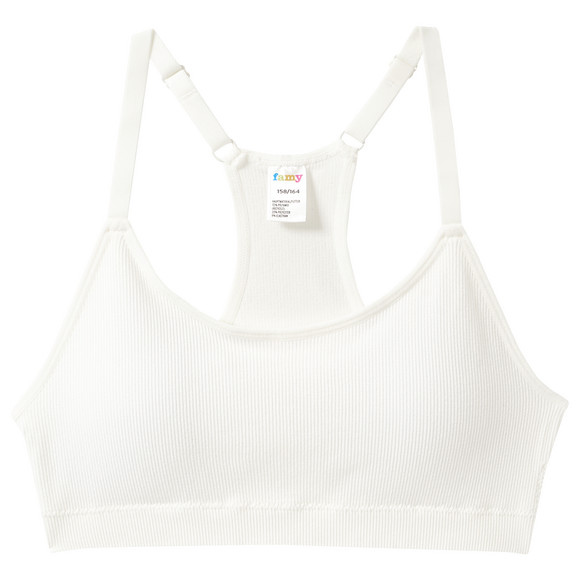 2 Mädchen Seamless-Bustiers mit Pads