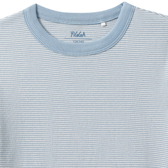 Mädchen T-Shirt mit Rippstruktur