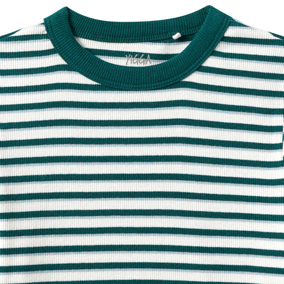 Mädchen T-Shirt mit Rippstruktur