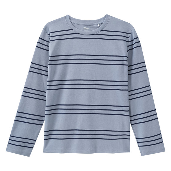 Jungen Langarmshirt im Streifen-Look