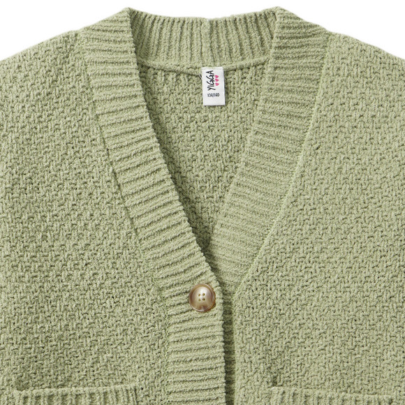Mädchen Strickjacke aus Chenille