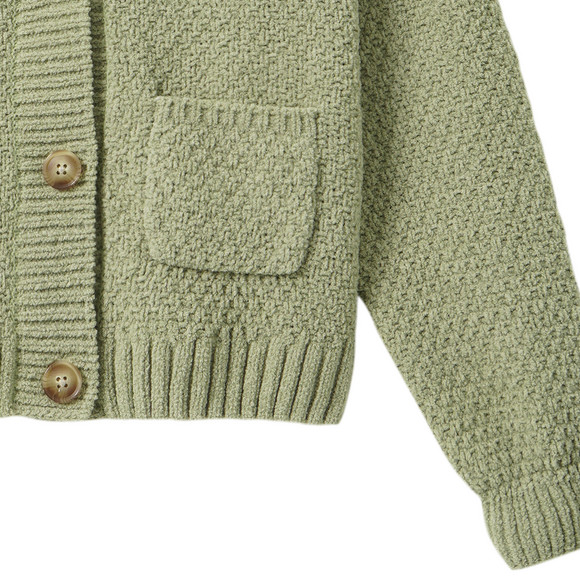 Mädchen Strickjacke aus Chenille