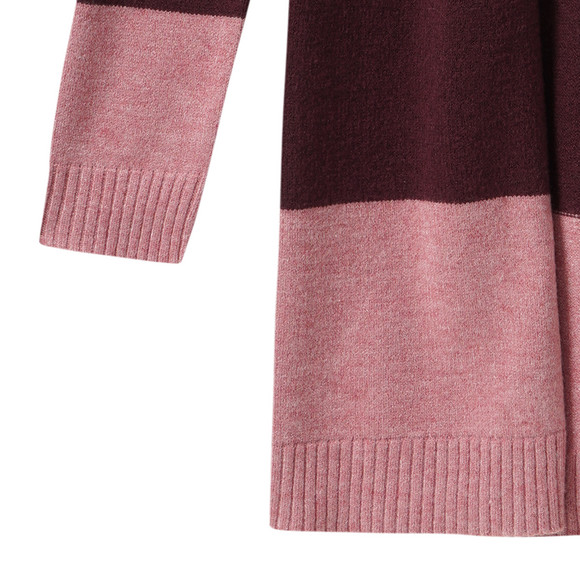 Mädchen Strickjacke mit Blockstreifen