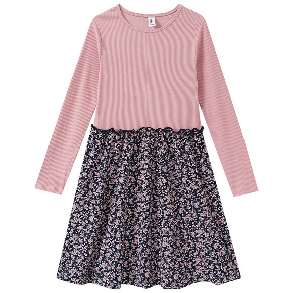 Mädchen Kleid mit Blumen-Motiv