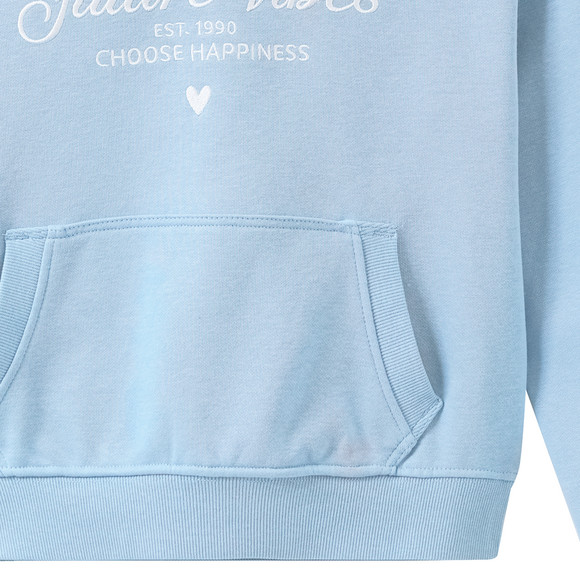 Meisjes hoodie met borduursel