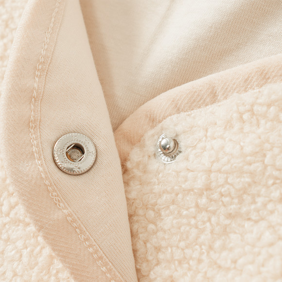 Teddy-gilet voor meisjes met knoopsluiting