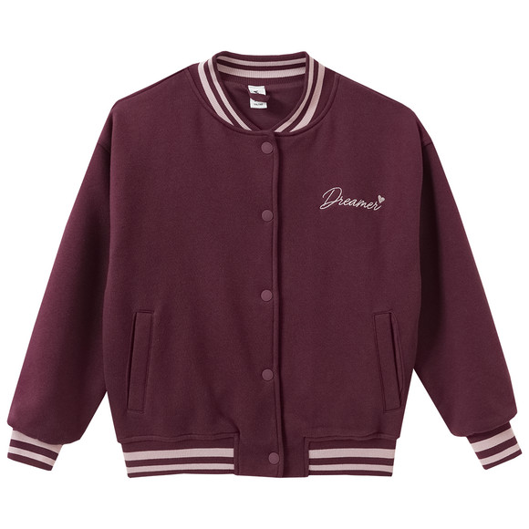 Mädchen Collegejacke mit Stickerei
