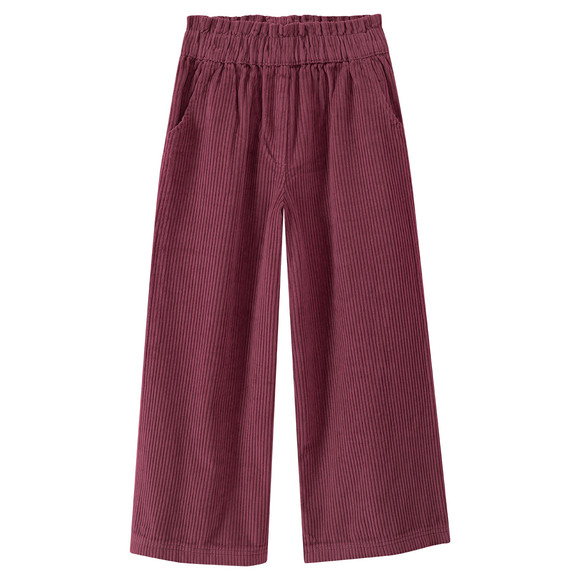 Mädchen Cordhose mit weitem Bein