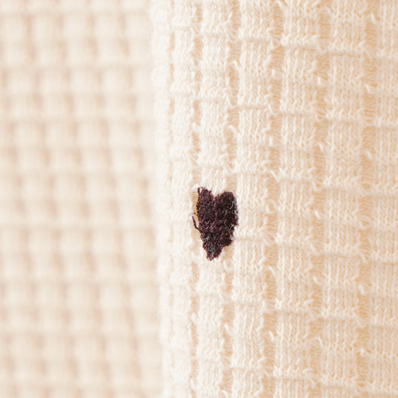 Mädchen Langarmshirt mit Struktur