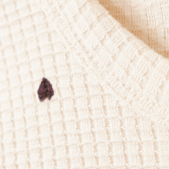 Mädchen Langarmshirt mit Struktur