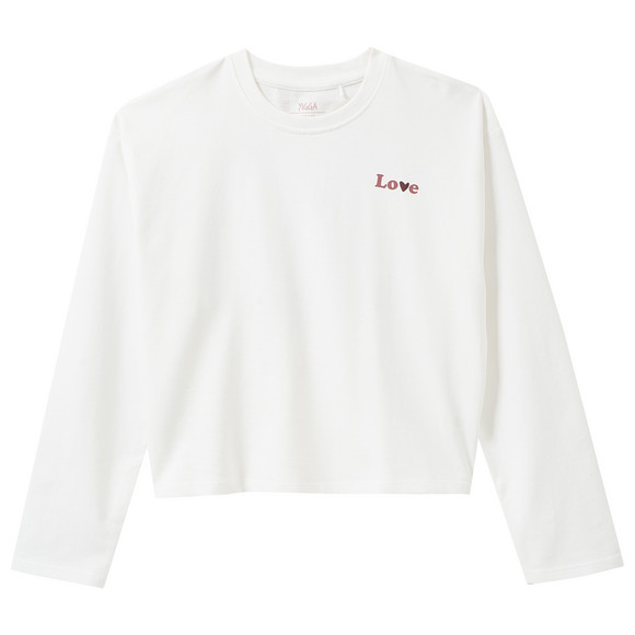 Mädchen Langarmshirt mit Rücken-Print
