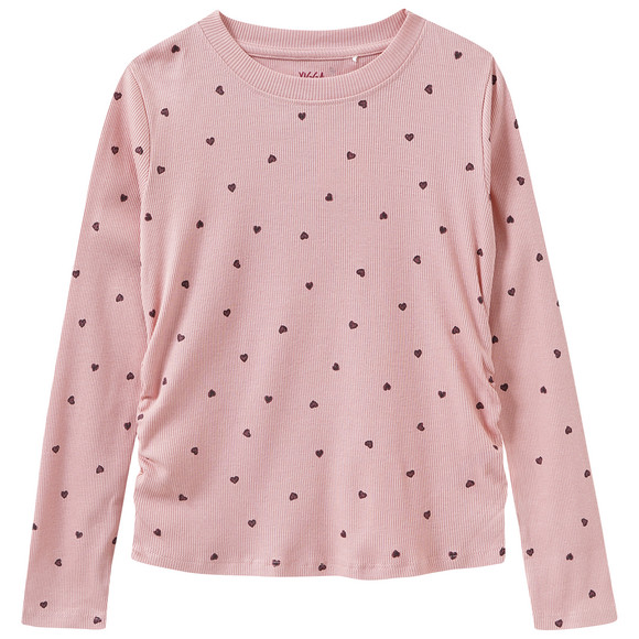 Mädchen Langarmshirt mit Allover-Print