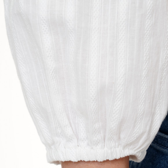 Damen Dirndl-Bluse unifarben