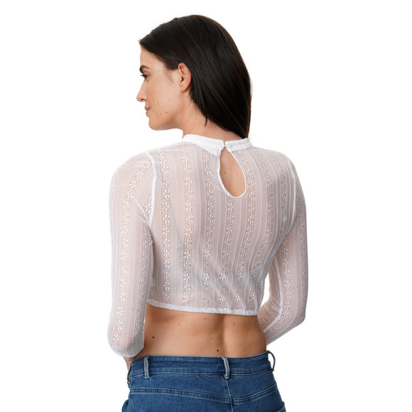 Damen Dirndl-Bluse aus Spitze