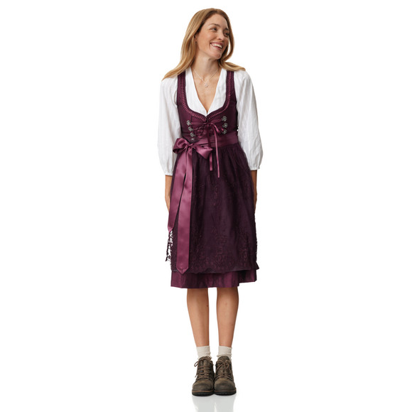 Damen Dirndl mit Jacquard-Muster