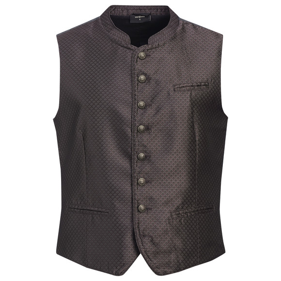 Herren Trachtenweste mit Allover-Muster