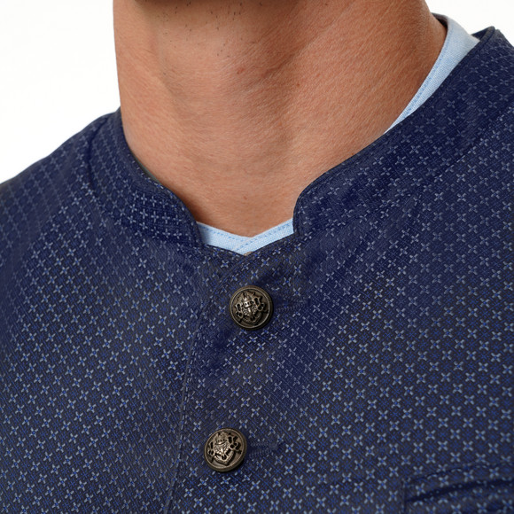 Herren Trachtenweste mit Allover-Muster