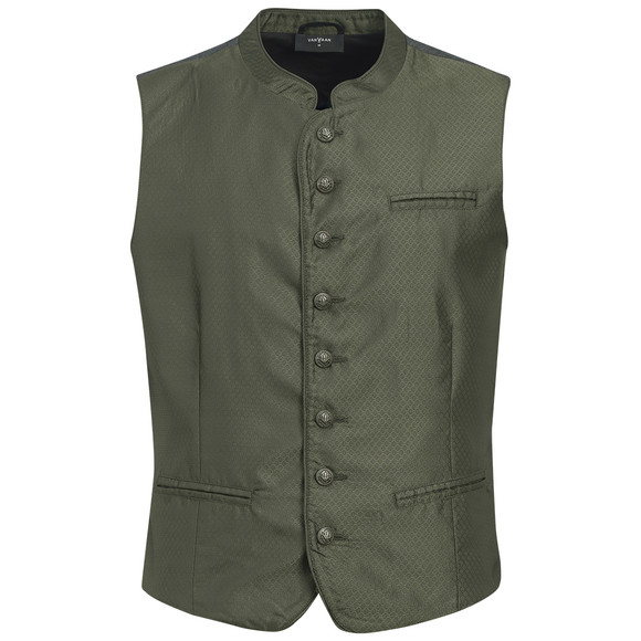 Herren Trachtenweste mit Allover-Muster