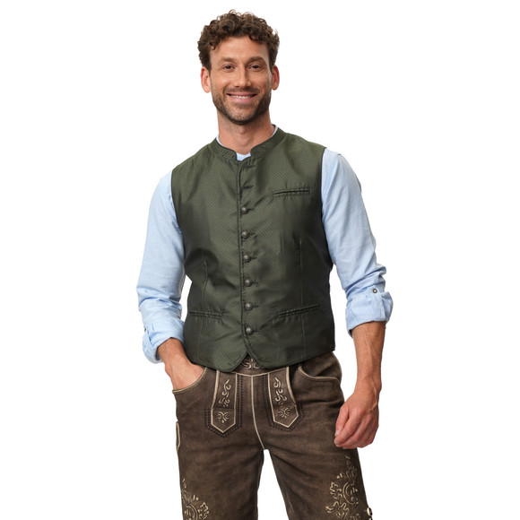 Herren Trachtenweste mit Allover-Muster