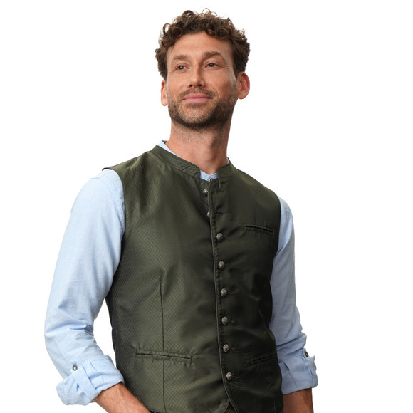 Herren Trachtenweste mit Allover-Muster