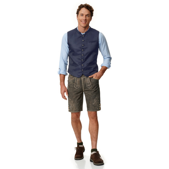 Herren Lederhose mit Stickereien