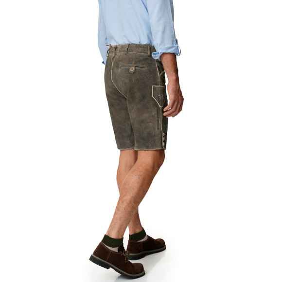 Herren Lederhose mit Stickereien