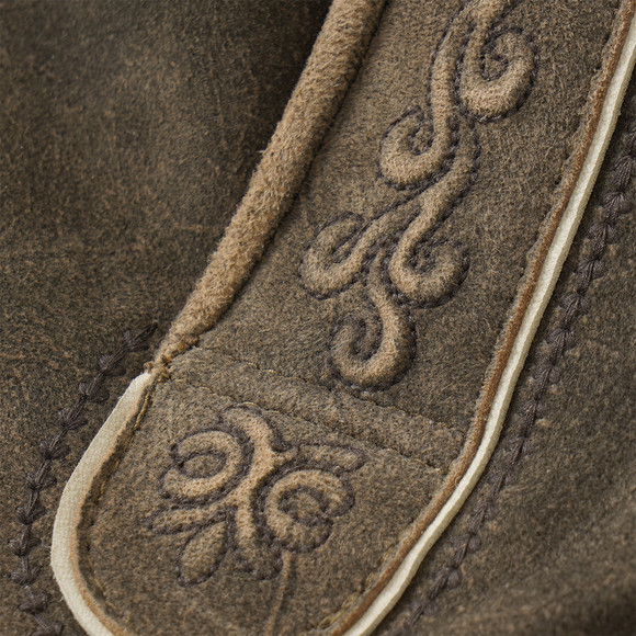 Mädchen Lederhose mit Stickereien