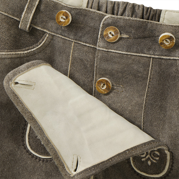 Jungen Lederhose mit Stickereien